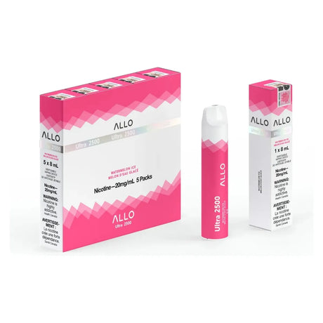 Shop ALLO Ultra 2500 Disposable - Watermelon Ice - at Vapeshop Mania