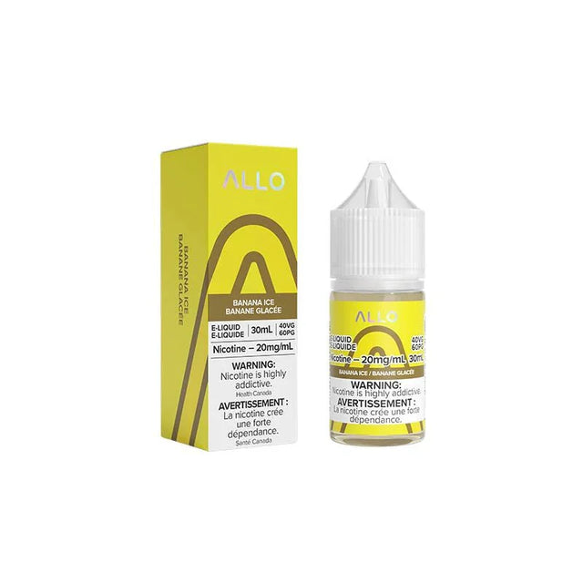 Shop Banana Ice Salt by Allo E-Liquid - at Vapeshop Mania