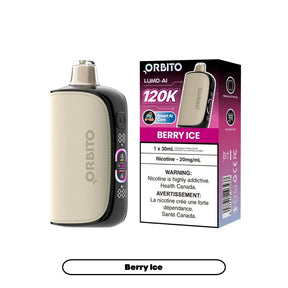 Berry Ice – Orbito Lumo AI 120K Disposable Vape - Psycho Vape