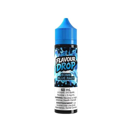 Bomb Blue Razz 60mL E-Liquid – Flavour Drop - Psycho Vape