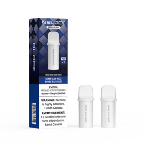 Bomb Blue Razz – ZBlock 2mL Pod 2-Pack Prefilled Pod - Psycho Vape