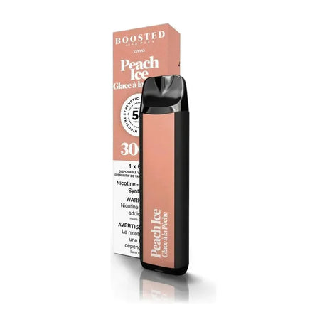 BOOSTED - Boosted Bar Plus 3000 Disposable - Peach Ice - Psycho Vape