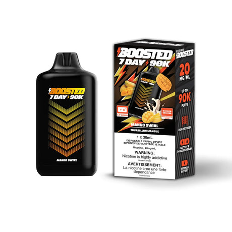 BOOSTED - Boosted 7 Day 90K Disposable - Mango Swirl - Psycho Vape