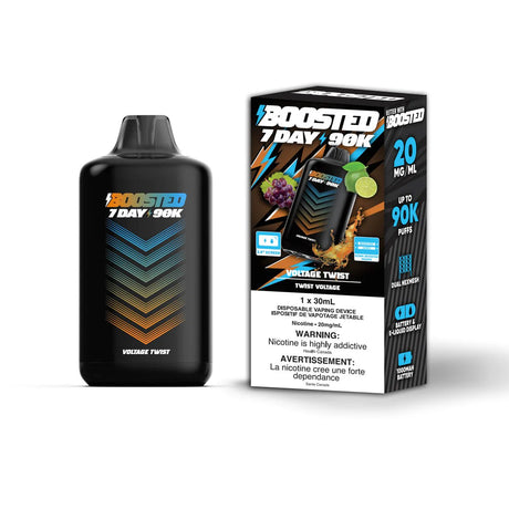 BOOSTED - Boosted 7 Day 90K Disposable - Voltage Twist - Psycho Vape
