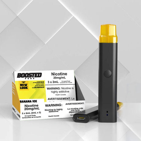 BOOSTED - Boosted Pods Banana Ice - Psycho Vape