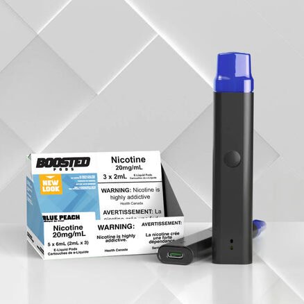 Boosted - Boosted Pods Blue Peach - Psycho Vape