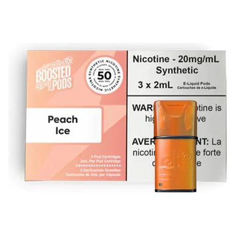 BOOSTED - BOOSTED Pods - Peach Ice - Psycho Vape