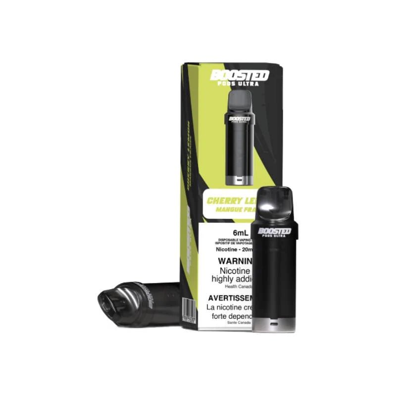 BOOSTED - Cherry Lemon Boosted ULTRA Pods, 6mL (Synthetic 50) - Psycho Vape