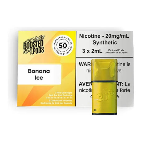 BOOSTED - BOOSTED Pods - Banana Ice - Psycho Vape