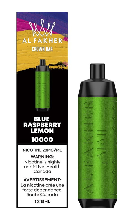 AL FAKHER - Crown Bar 10K Disposable - Blue Raspberry Lemon - Psycho Vape