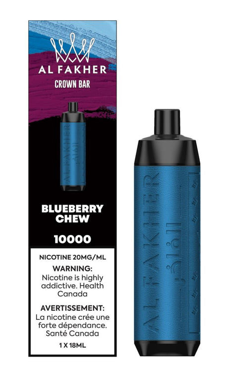 AL FAKHER - Crown Bar 10K Disposable - Blueberry Chew - Psycho Vape