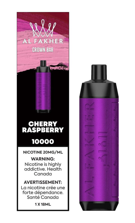 AL FAKHER - Crown Bar 10K Disposable - Cherry Raspberry - Psycho Vape