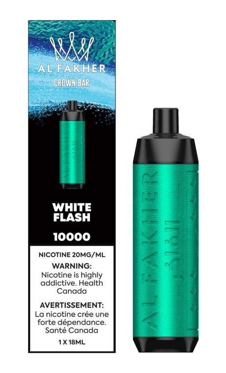 AL FAKHER - Crown Bar 10K Disposable - White Flash - Psycho Vape