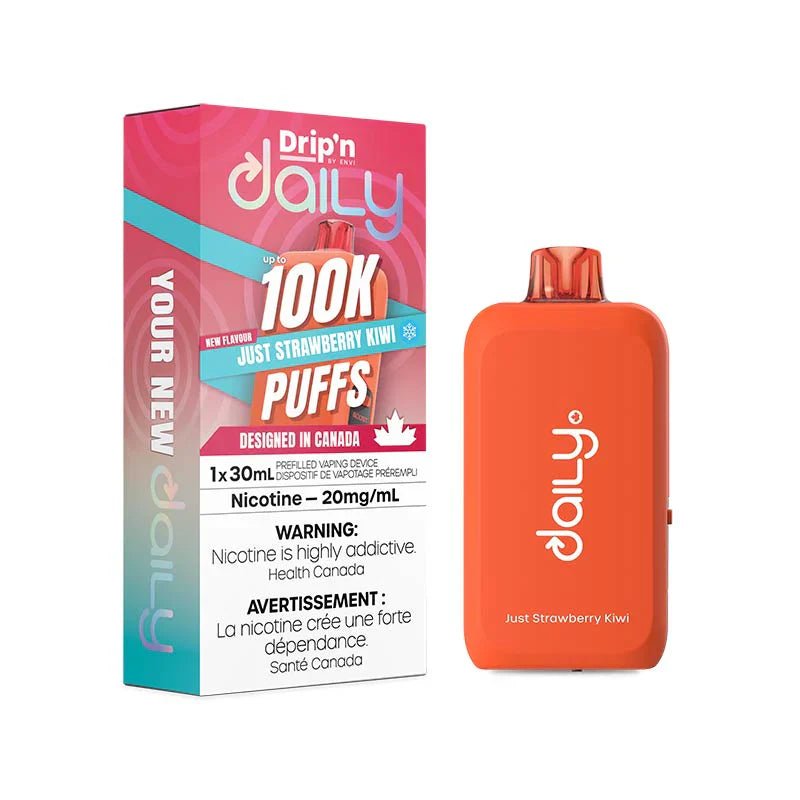Drip'n by Envi Daily 100K - Strawberry Kiwi Ice - Psycho Vape
