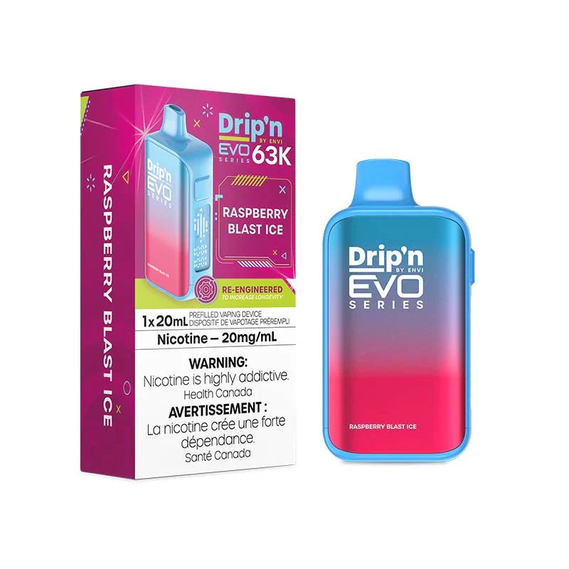 Drip'n by Envi EVO 63K - Raspberry Blast Ice - Psycho Vape