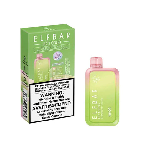 ELF BAR - ELF Bar BC10000 Disposable - Strawberry Kiwi Ice - Psycho Vape