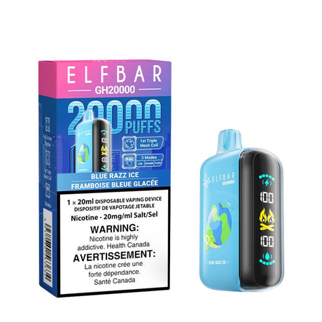 ELF BAR - ELF Bar GH20K Disposable - Blue Razz Ice - Psycho Vape