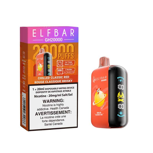 ELF BAR - ELF Bar GH20K Disposable - Chilled Classic Red - Psycho Vape