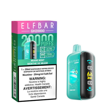 ELF BAR - ELF Bar GH20K Disposable - Miami Mint - Psycho Vape