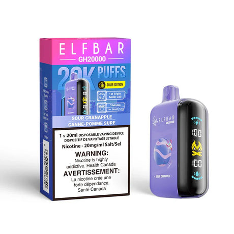 ELF BAR - ELF Bar GH20K Disposable - Sour Cranapple - Psycho Vape