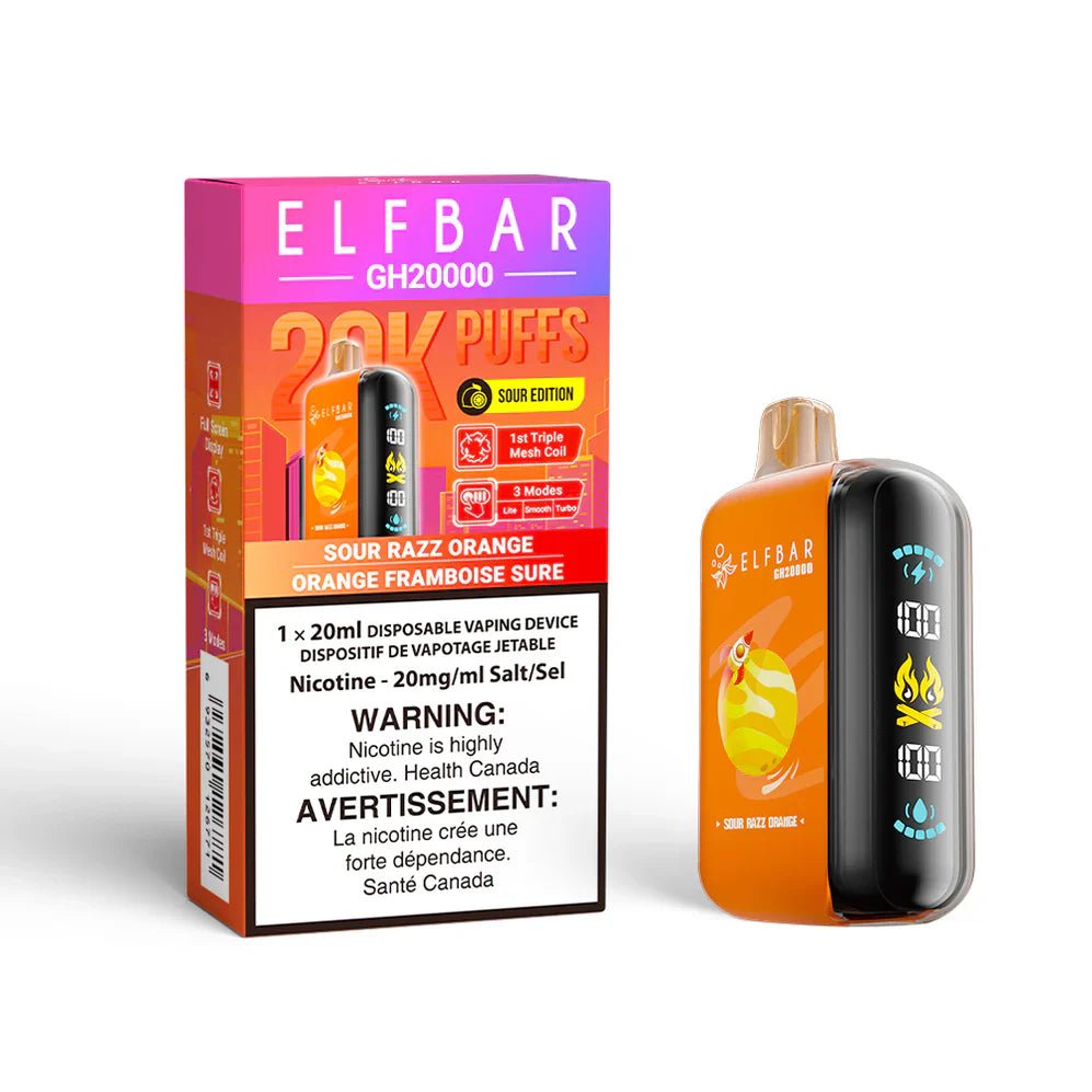 ELF BAR - ELF Bar GH20K Disposable - Sour Razz Orange - Psycho Vape