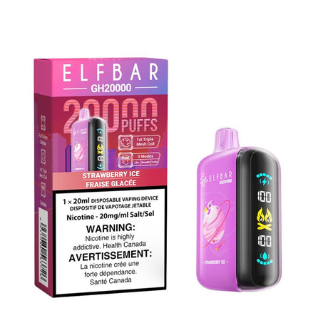 ELF BAR - ELF Bar GH20K Disposable - Strawberry Ice - Psycho Vape