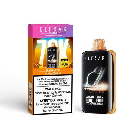 ELF BAR - ELF Bar MoonNight 70K Disposable - Double Mango - Psycho Vape