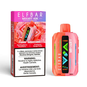 ELF BAR - Elfbar MixArt 40K Disposable - Red Raspberry Strawberry - Psycho Vape