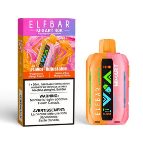 ELF BAR - Elfbar MixArt 40K Disposable - Watermelon Mango Peach - Psycho Vape