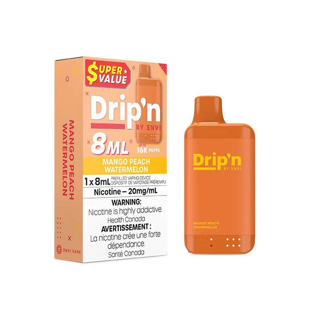 ENVI - Drip'n by Envi 16K Disposable - Mango Peach Watermelon - Psycho Vape