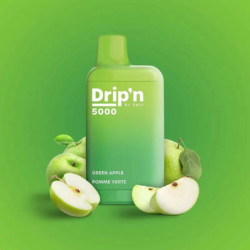 ENVI - Drip'n by Envi 5000 Disposable - Green Apple - Psycho Vape