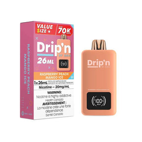 ENVI - Drip'n by Envi 70K Disposable - Raspberry Peach Mango Ice - Psycho Vape