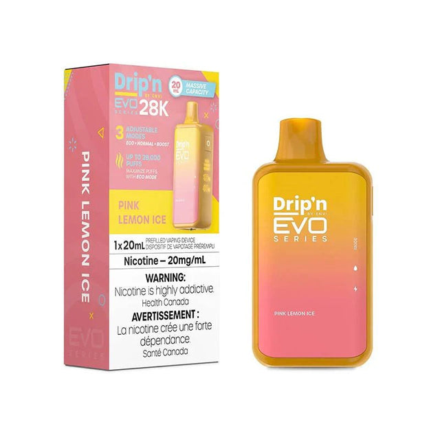 ENVI - Drip'n by Envi EVO Series 28K Disposable - Pink Lemon Ice - Psycho Vape