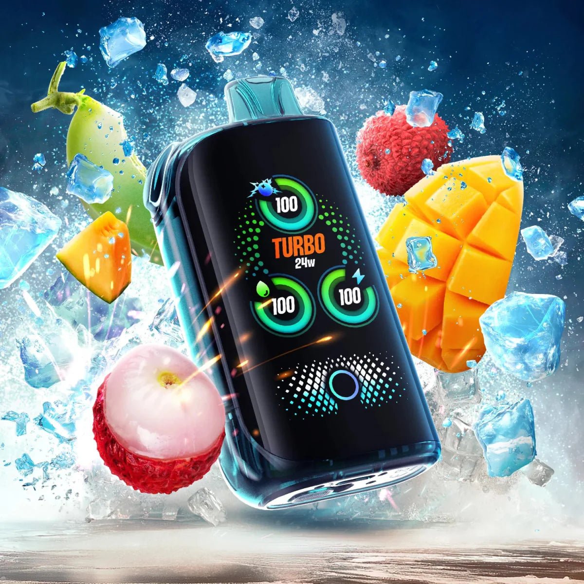 ENVI - Drip'n by Envi Fasta Blast 30K Disposable - Lychee Mango Melon Ice - Psycho Vape