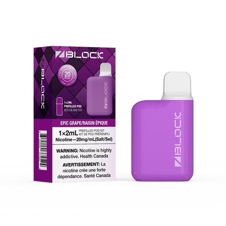 Epic Grape – ZBlock 2mL Starter Kit - Psycho Vape