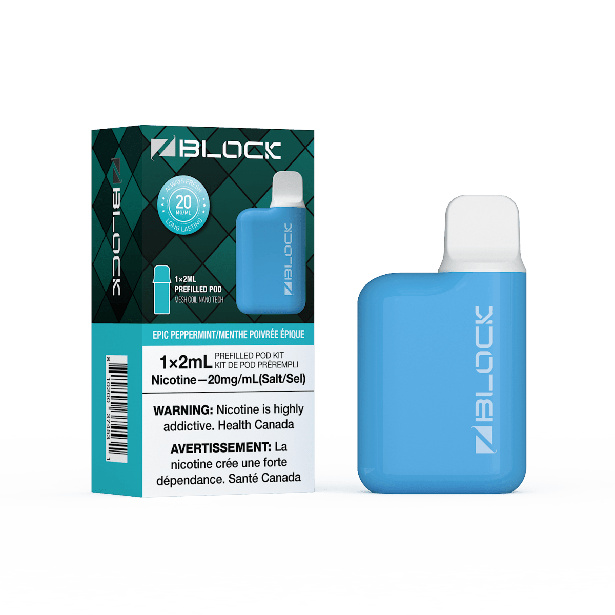 Epic Peppermint – ZBlock 2mL Starter Kit - Psycho Vape