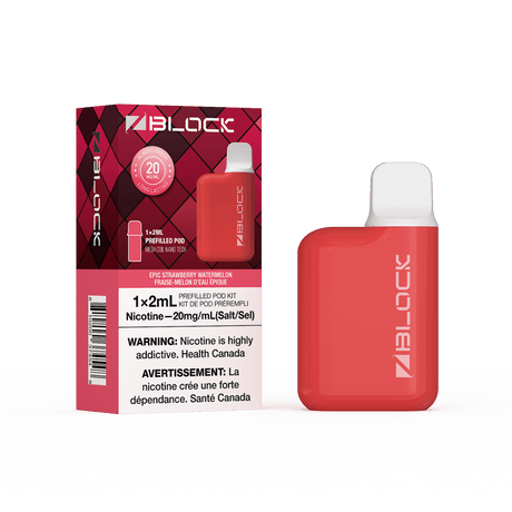 Epic Strawberry Watermelon – ZBlock 2mL Starter Kit - Psycho Vape