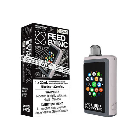 FEED - FEED Sync 25K Disposable - Crystal Clear - Psycho Vape