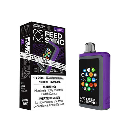 FEED - FEED Sync 25K Disposable - Fizzy Grape - Psycho Vape