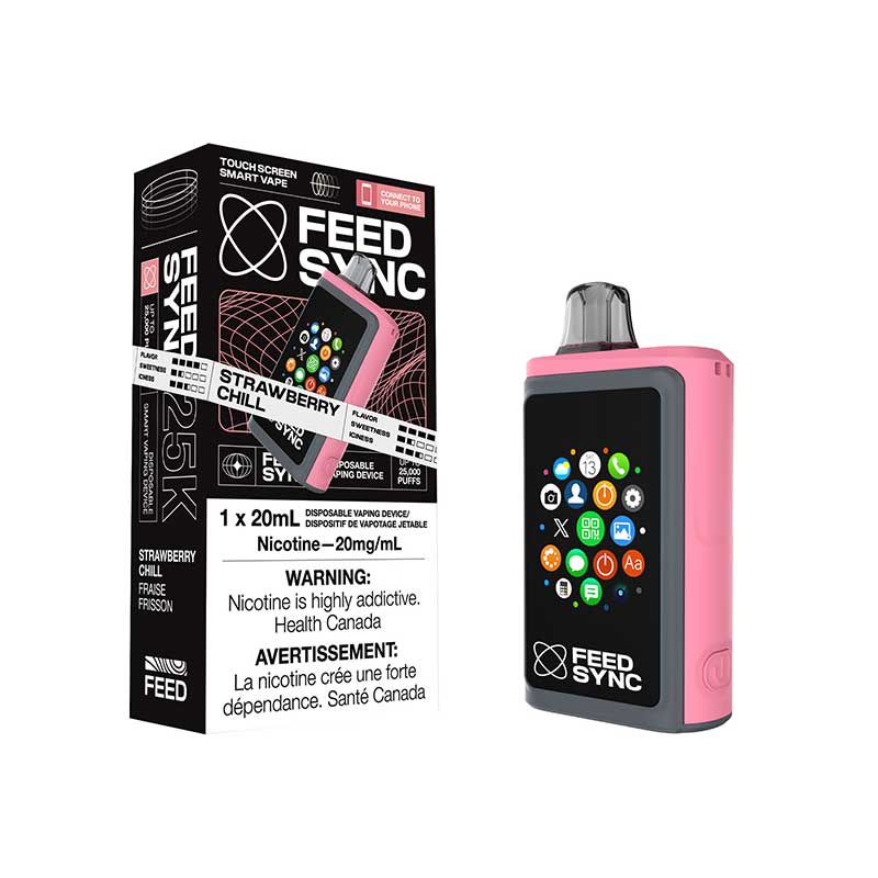 FEED - FEED Sync 25K Disposable - Strawberry Chill - Psycho Vape