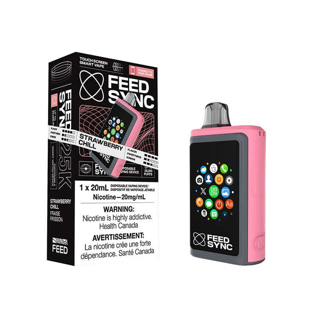 FEED - FEED Sync 25K Disposable - Strawberry Chill - Psycho Vape