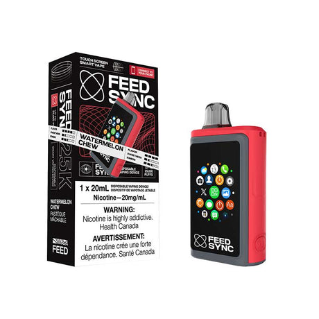 FEED - FEED Sync 25K Disposable - Watermelon Chew - Psycho Vape