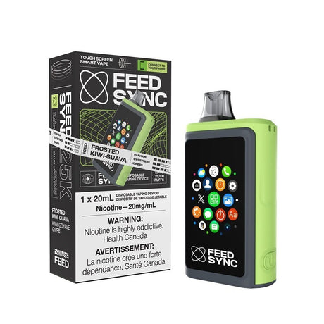 FEED - FEED SYNC 25k Puffs Disposable Vape – Frosted Kiwi - Guava - Psycho Vape