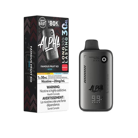 Flavour Beast Alpha 80K - Famous Fruit KO Iced - Psycho Vape