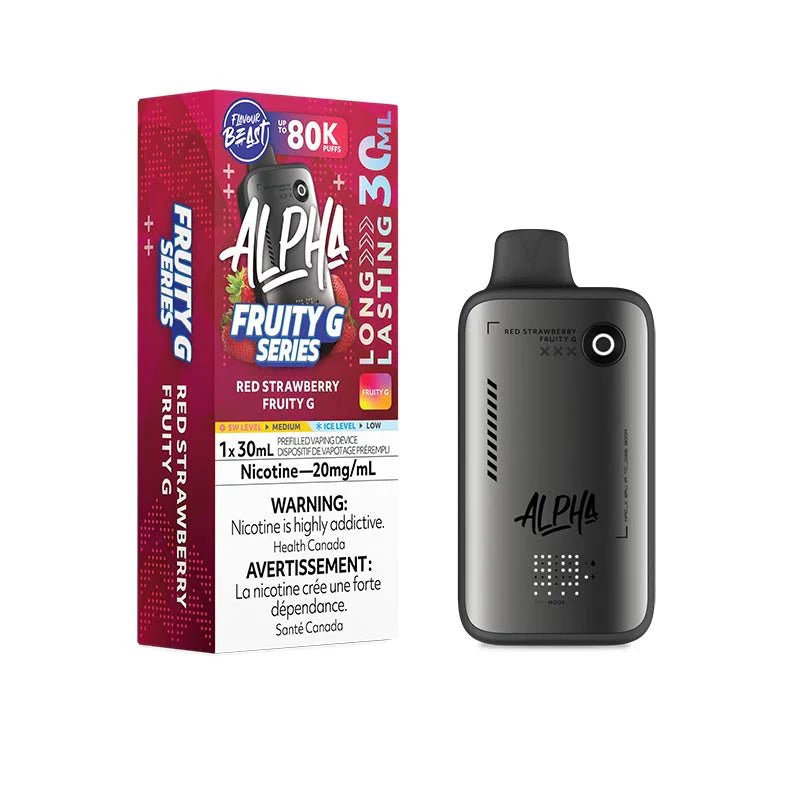 Flavour Beast Alpha 80K - Red Strawberry Fruity G - Psycho Vape