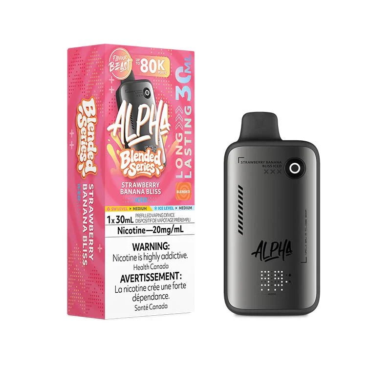 Flavour Beast Alpha 80K - Strawberry Banana Bliss - Psycho Vape