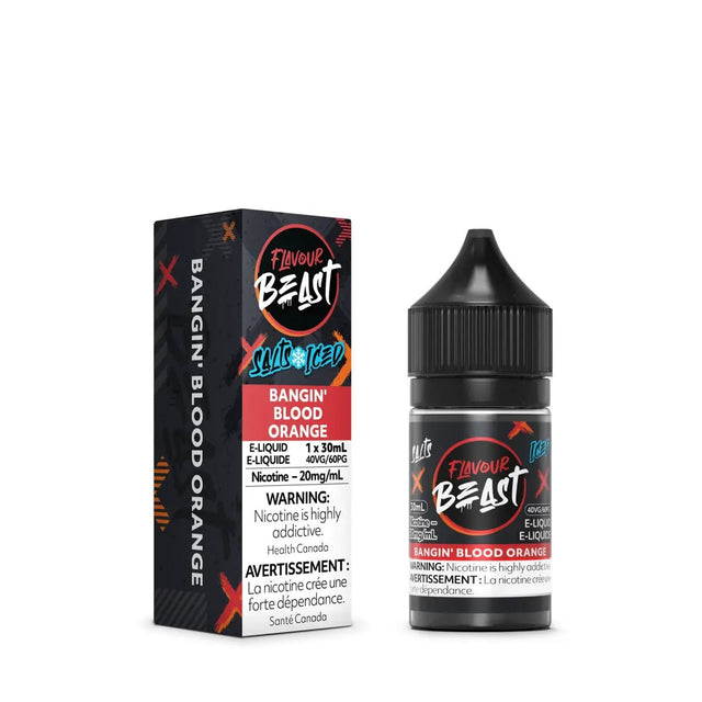 FLAVOUR BEAST - Bangin Blood Orange Iced by Flavour Beast - Salt Nic Vape Juice - Psycho Vape