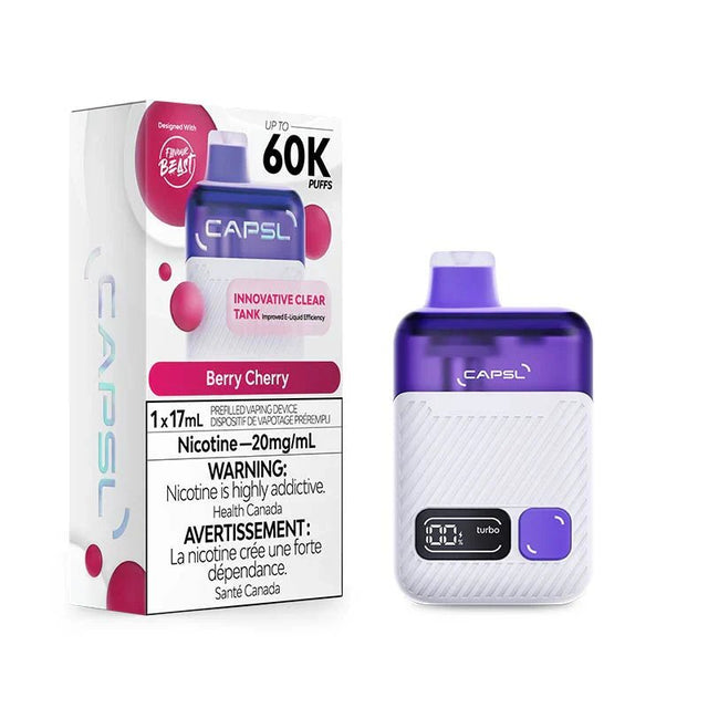Flavour Beast CAPSL 60K - Berry Cherry - Psycho Vape
