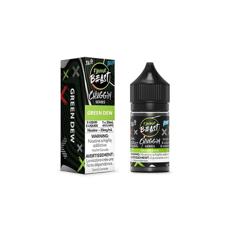 FLAVOUR BEAST - Chuggin Green Dew Iced Salt by Flavour Beast E - Liquid - Psycho Vape