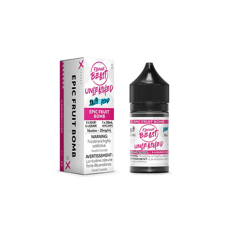 FLAVOUR BEAST - Epic Fruit Bomb Iced Unleashed Salt by Flavour Beast E - Liquid - Psycho Vape